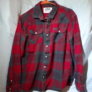 Men's button-down flannel Urban pipeline shirt
